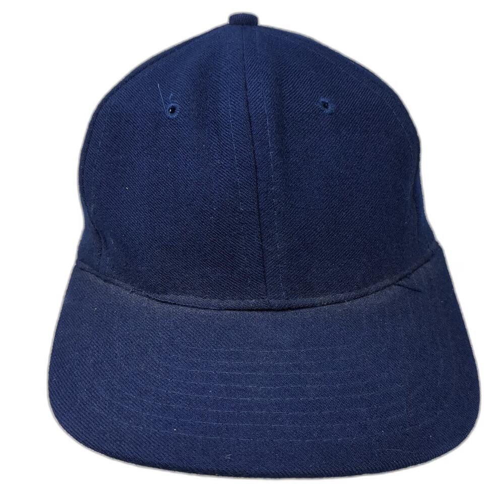 Sportcap Snapback Blue One Size Wool Green Underbrim 6 Panel Solid Blank hat